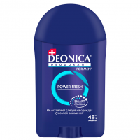 Deonica дезодорант карандаш 40мл муж Power Fresh (гелевый)